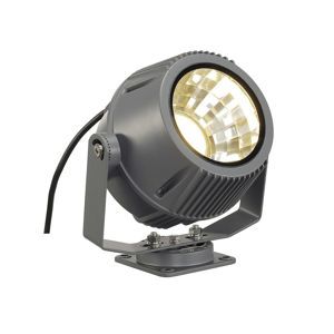 SLV Reflektor FLAC BEAM LED, šedý kámen, s modulem Philips DLM ES 3 000 lm, 3000K